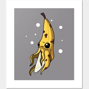 Banana octopus Posters and Art